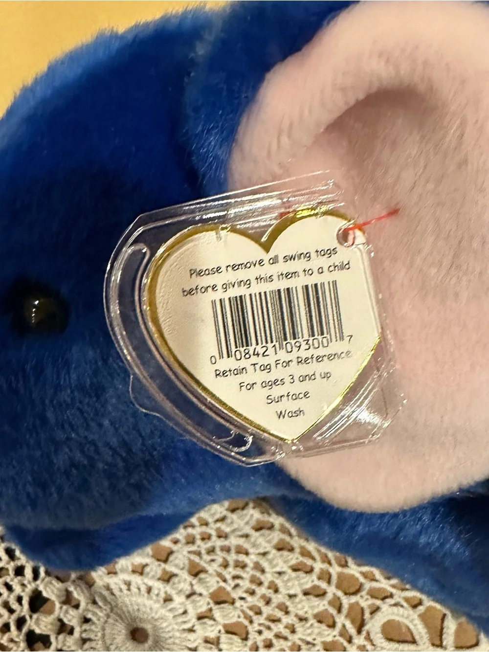 1993 Extremely Rare Ty Beanie Baby 